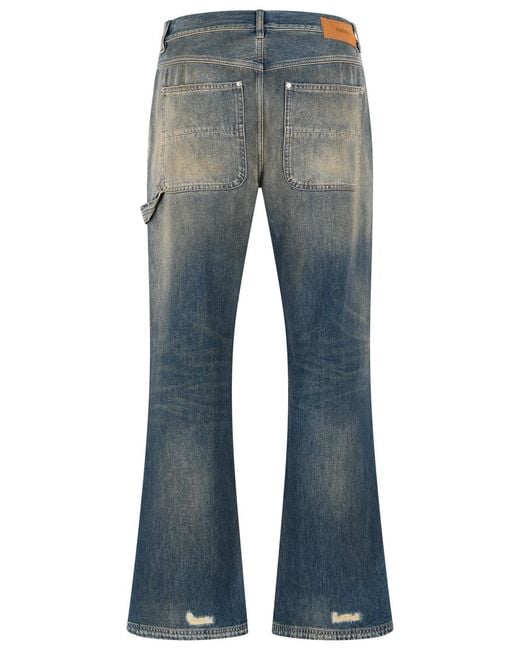 Amiri Blue 'Carpenter Lightweight' 'Sandstone' Cotton Jeans for men