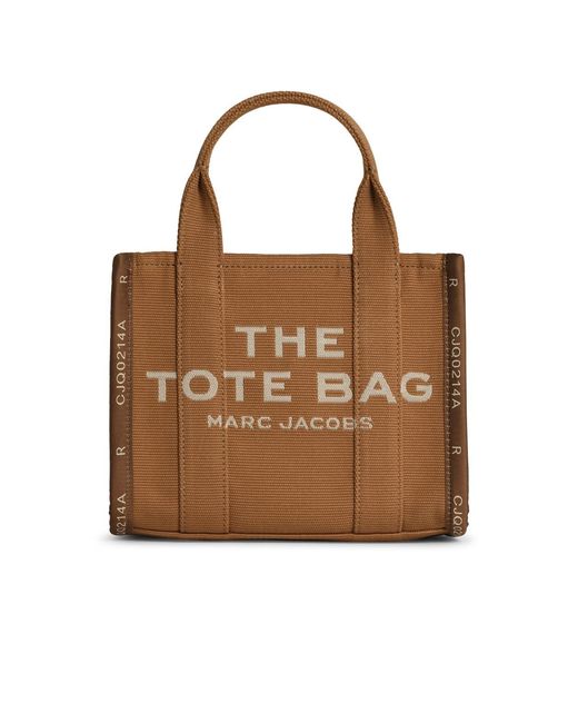 Marc Jacobs Brown 'The Small Tote' Cotton Bag