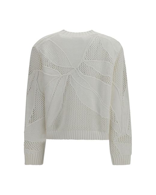 Max Mara Gray Crewneck Sweater