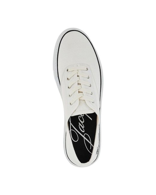 Jacquemus White 'Féfé' Cotton Sneakers for men
