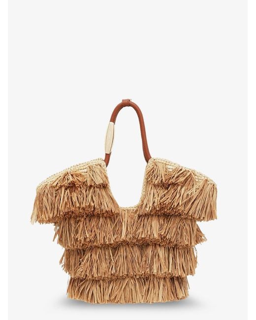 Zimmermann Brown Golden Time Crossbody Bag With Fringe