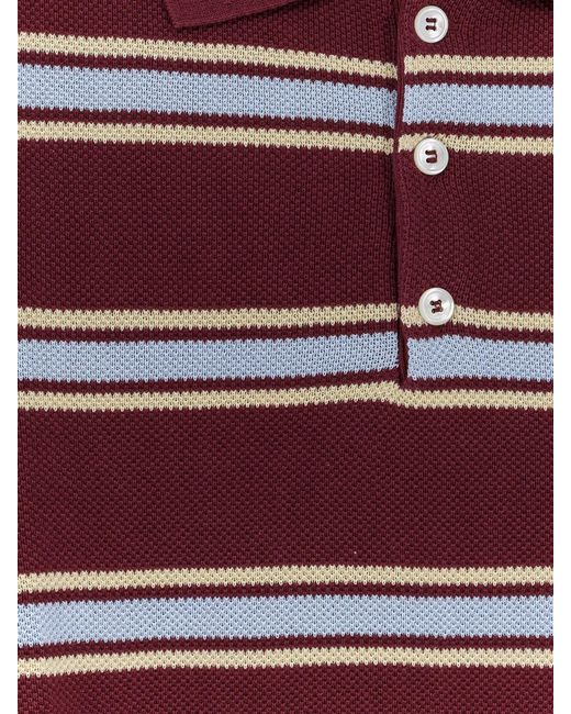 DUNST Red Polo Shirt Cotton for men