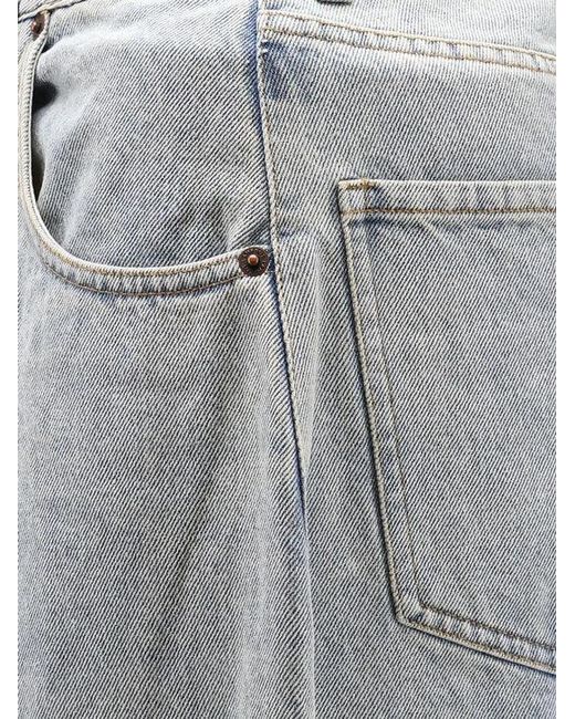 LAMRONS Gray Jeans Balloon Fit Denim
