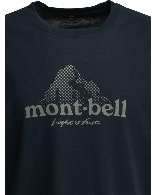 Montbell Black T-Shirts for men