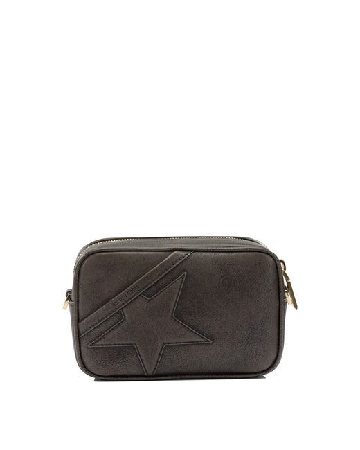 Golden Goose Deluxe Brand Gray "Star Bag" Mini Pouch Bag