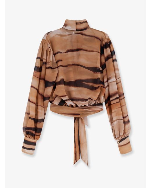 Elisabetta Franchi Brown Blouses