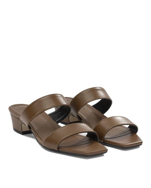 Aeyde Brown "Kemi 30Mm" Heeled Sandals