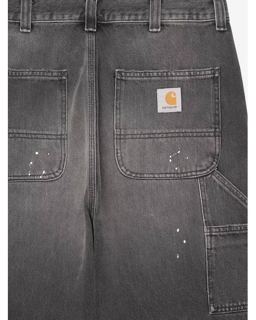 Carhartt Gray Og Single Knee Cargo Denim Jeans for men