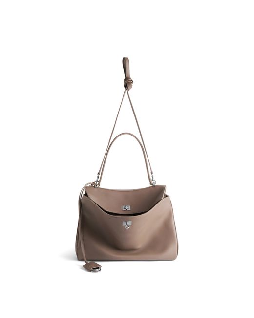 Balenciaga Brown Rodeo Shoulder Bag