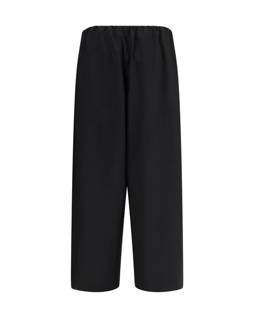 Totême Black Drawstring Dinner Pants