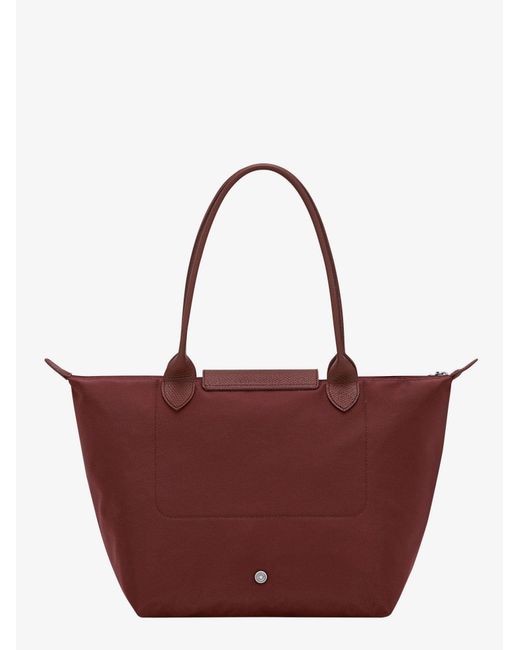 Longchamp Red Le Pliage One M Shopping Bag