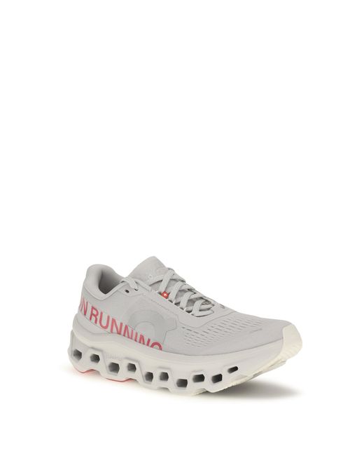 On Shoes White Cloudmster 1 Sneakers Camellia