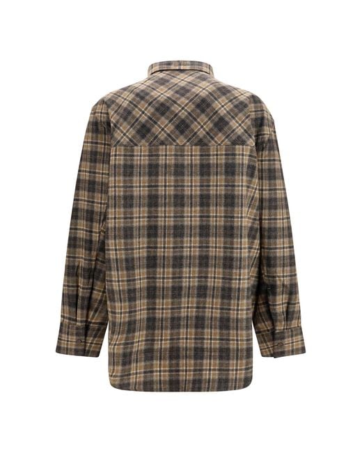 Rohe Gray Check Western Shirt Check