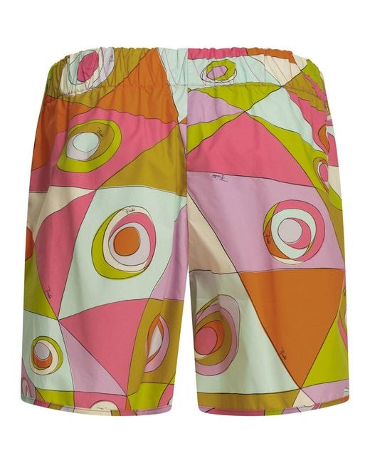 Emilio Pucci Multicolor "Angoli" Short