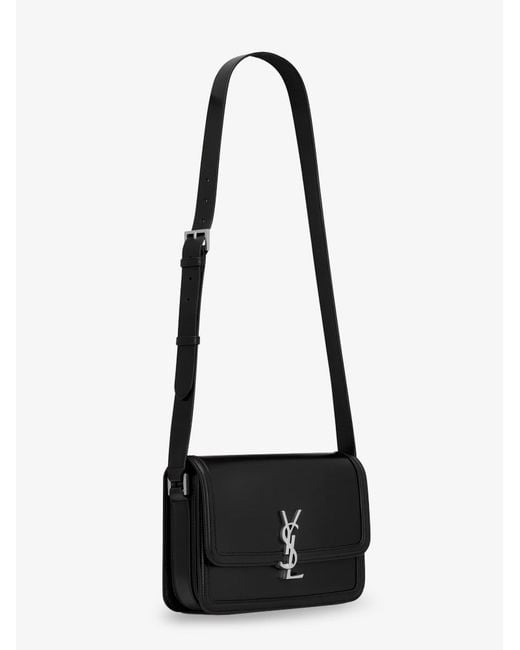 Saint Laurent White Satchel Solferino Medium Leather Crossbody Bag for men