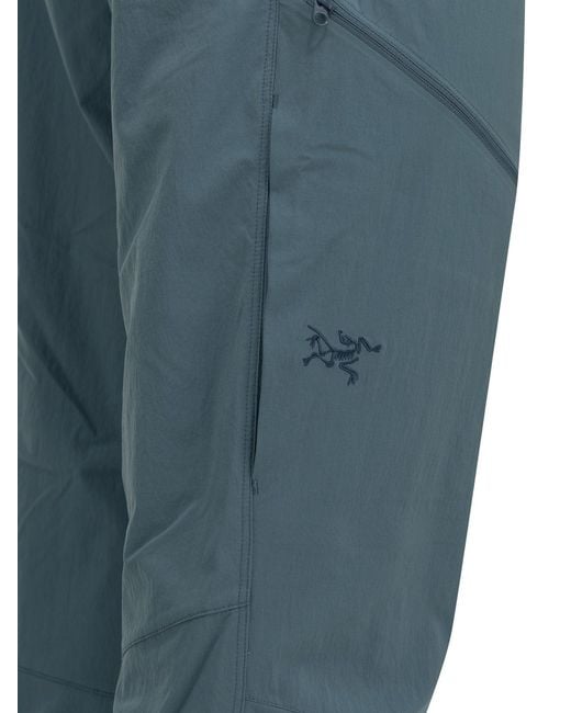 Arc'teryx Blue "Gamma Quick Dry" Technical Pants for men