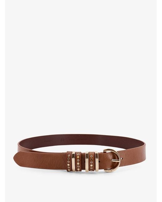 Pinko Brown Leather Belt