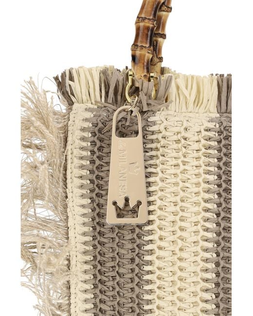 La Milanesa Metallic Lilium Handbag