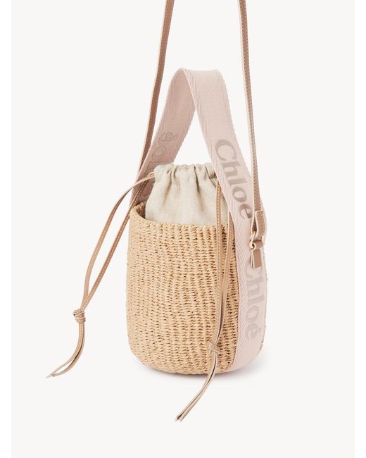 Chloé Natural Chloé Woody Shoulder Bag