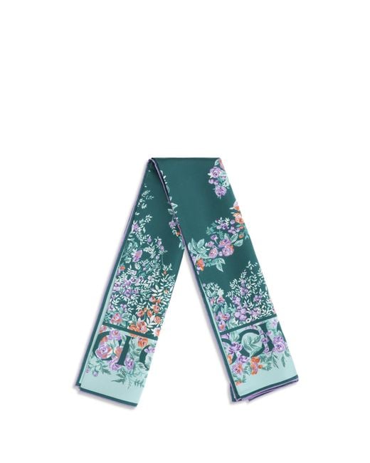 Gucci Blue Printed Silk Twill Scarf