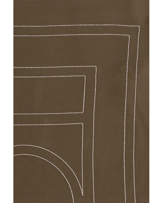Totême  Brown Silk Scarf