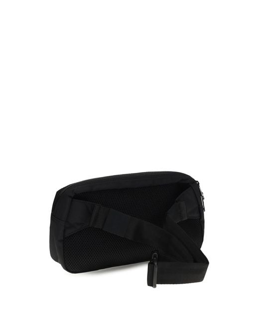 Fred Perry Black Shoulder Bag Twin-Tipped Webbing for men