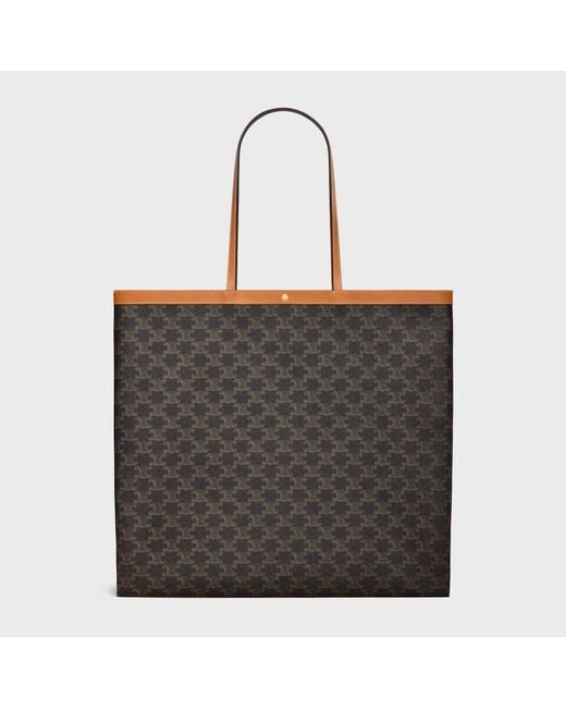 Céline Black Large Flat Shopper Shoulder Bag for men