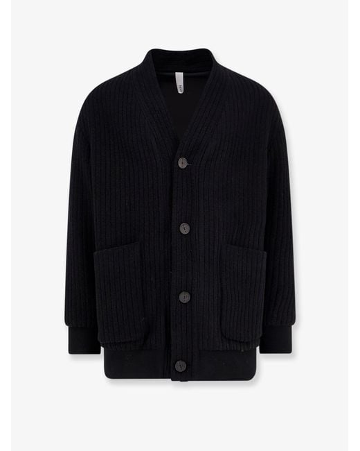 Hevò Blue Cimino Virgin Wool Coat for men
