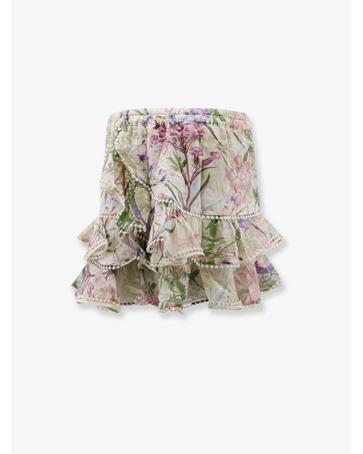 Charo Ruiz White Mini Skirt Fera