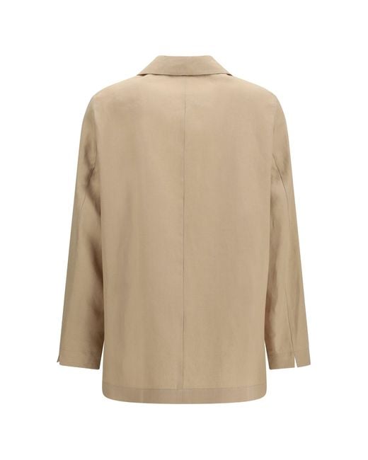 Lardini Natural Jacket Wool-Cotton