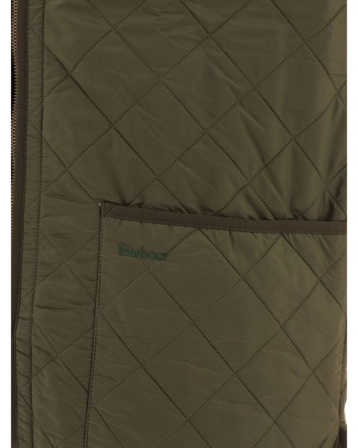 Barbour Green Polarqult Vest for men