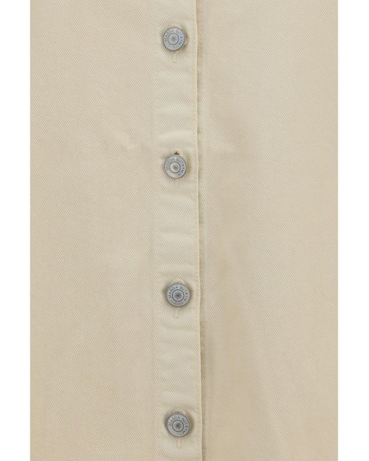 Magda Butrym White Denim Shirt