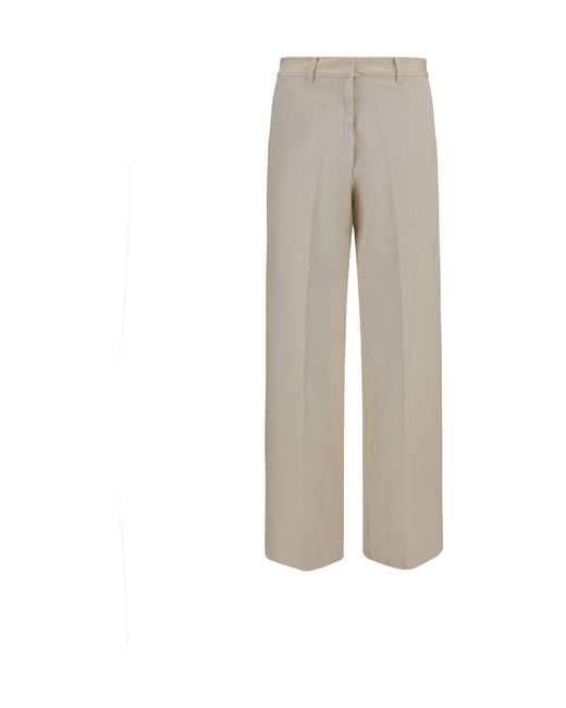 Forte_forte Gray Cotton Chino Pants Seta