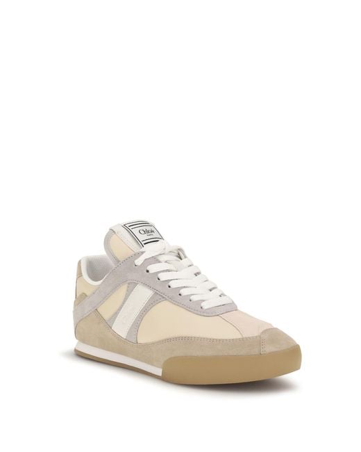 Chloé White Kick Sneakers