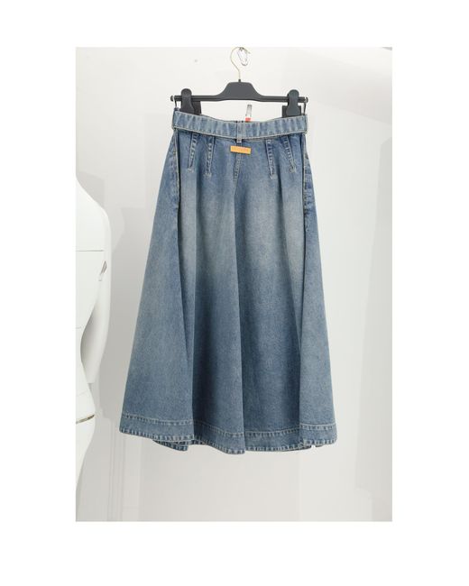 Dior Blue Dior Eth-Jupe Denim Nd-Stone