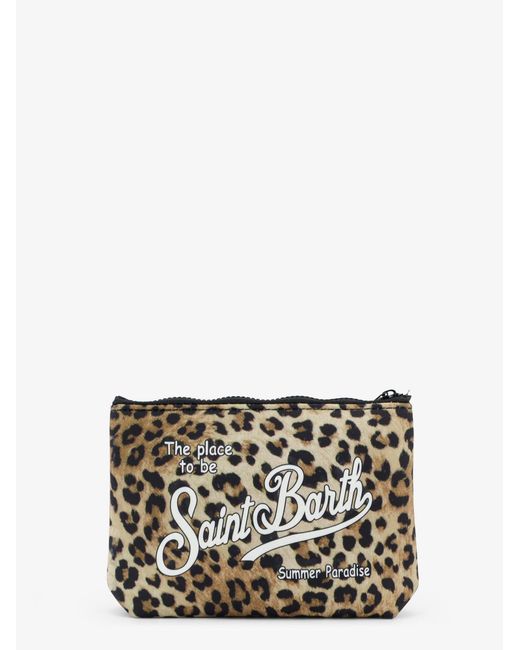 Mc2 Saint Barth Gray Aline Scuba Clutch Print for men