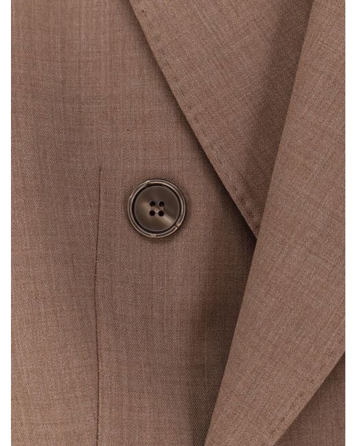 Max Mara Brown Virgin Wool Cupola Blazer