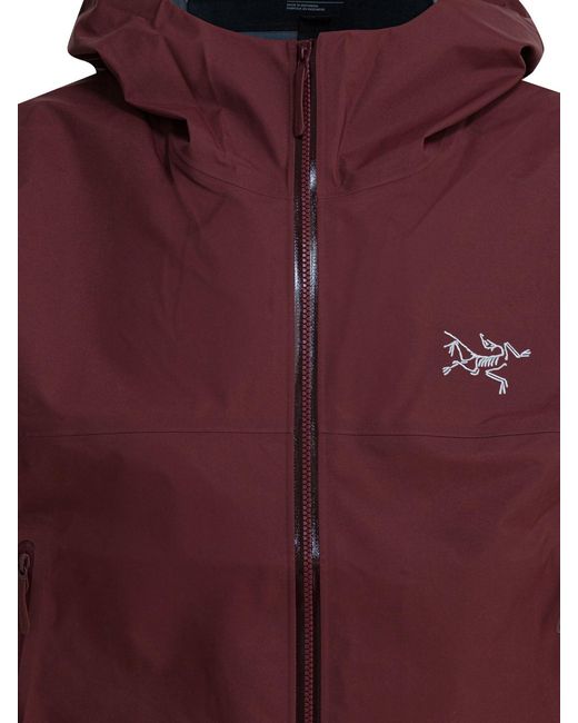 Arc'teryx Red "Beta" Technical Jacket for men
