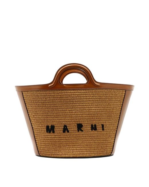 Marni Brown "Tropicalia" Handbag