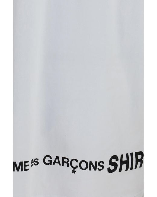 Comme des Garçons White T-Shirt Oversized Crewneck for men
