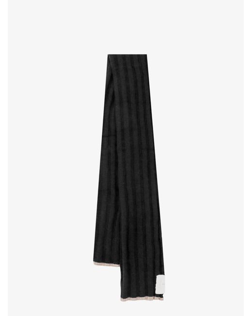 Brunello Cucinelli Black Cashmere Scarf for men