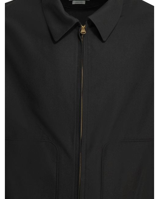 Visvim Black Somer Swing Overshirt Jacket for men