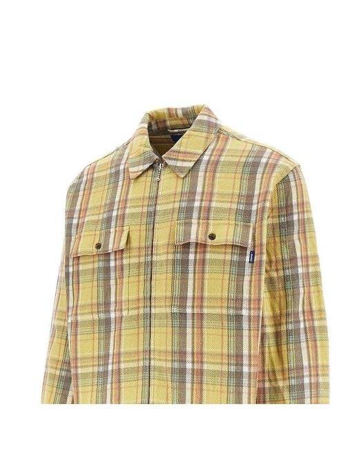 AWAKE NY Yellow 'Rivington' Flannel Shirt for men