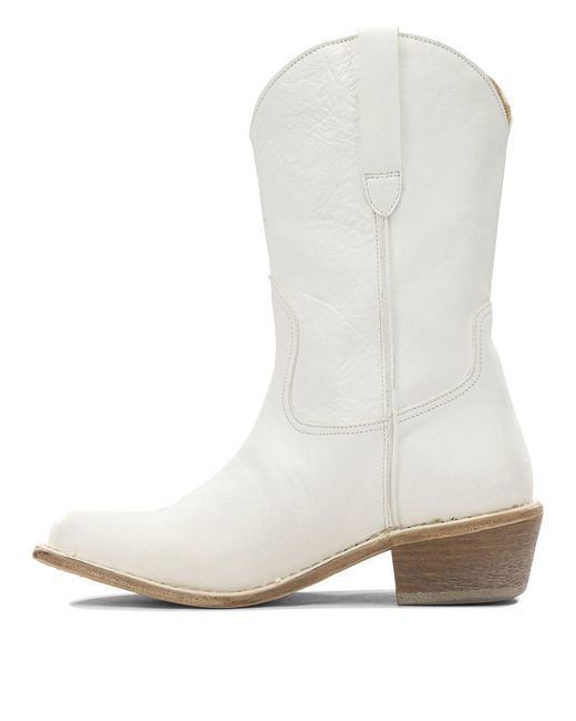 Moma White Boots & Ankle Boots Boots And Ankle Boots