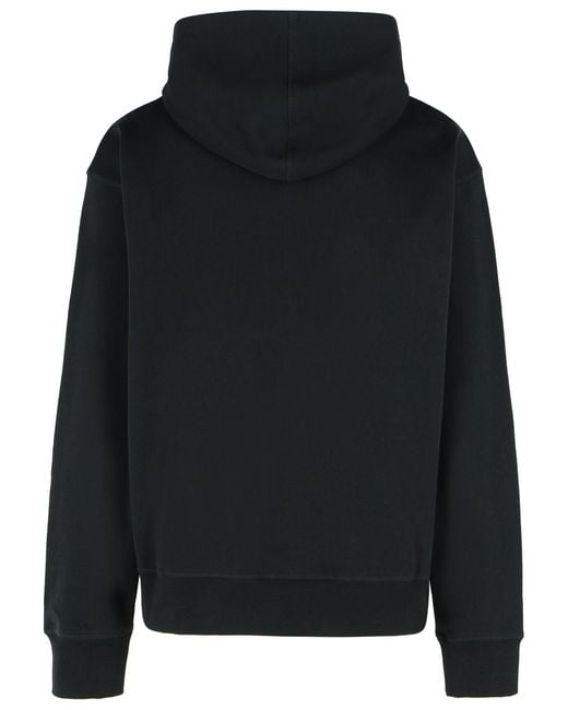 Balmain Black Cotton Sweatshirt for men