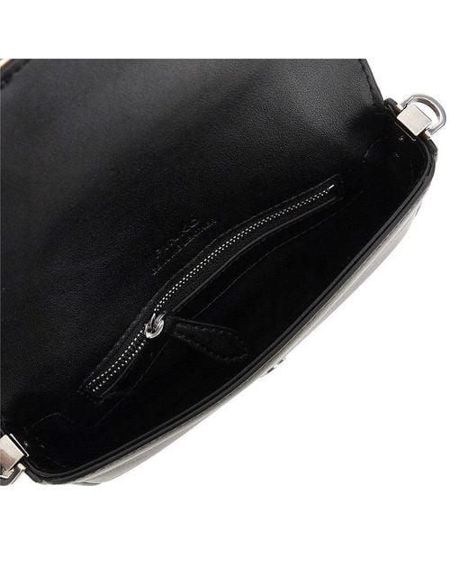Pinko Black Leather 'Love One Slouchy Baby' Bag