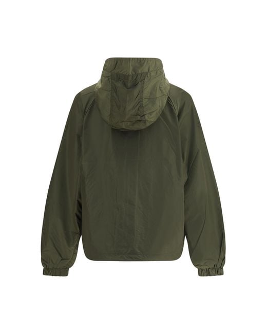 Ganni Green Waterproof Jacket