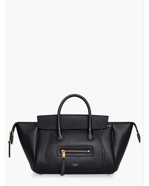 Céline Black Luggage Leather Crossbody Bag