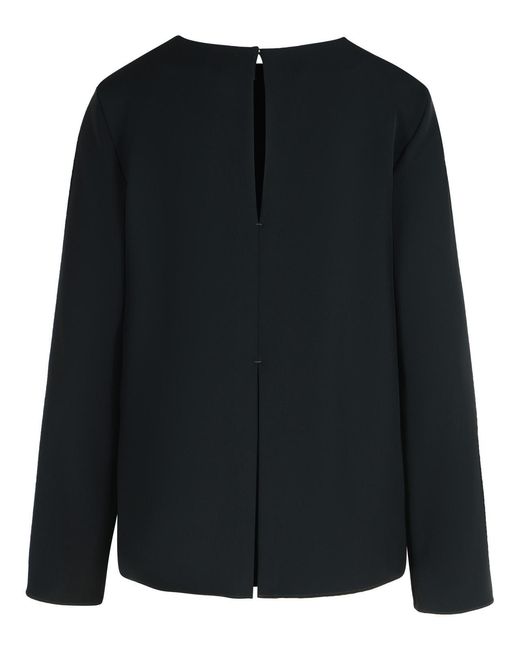 P.A.R.O.S.H. Black P.A.R.O..H. 'Poker' Polyester Blouse