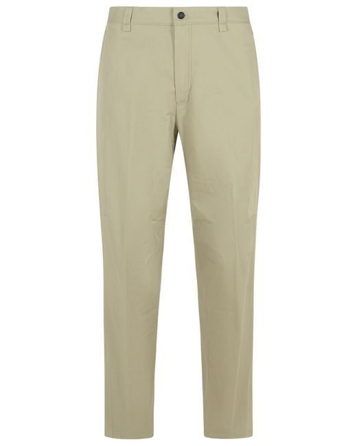 Lanvin Natural 'Biker' Cotton Pants for men